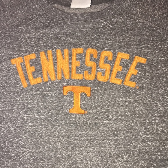 Champion Tennessee Sweatshirt Size Large Unisex Gray & Orange Colors - Picture 4 of 12